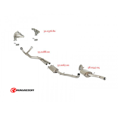 Tramo Supresor Catalizador Grupo N Acero Inox
  Alfa Romeo 75 Kat. 2.5 V6 Q.Oro/Milano - Kat. 3.0i V6 1988>>1993 Ragazzon