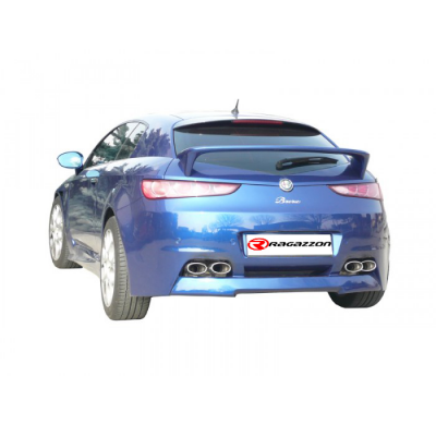 Escape Trasero Doble Acero Inox Con Dos Salidas Ovaladas 115x70 Mm Asimetricas
  Alfa Romeo Brera(939) 2006>>2011 3.2jts V6