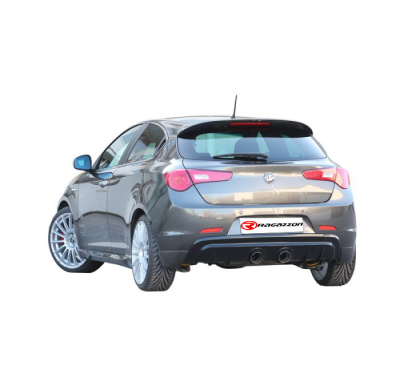 Escape Trasero Acero Inox Salidas Redondas Centrales 2x102 Mm Sport Line - Modificación Del Parachoques Original - Añadido T