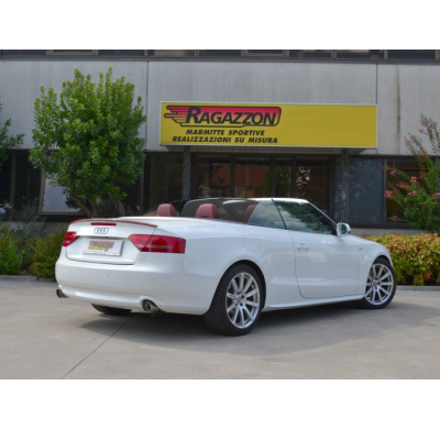 Tramo Intermedio Acero Inox 
  Audi A5 (Typ 8t) 2007>>2016 Cabrio 2.7tdi V6 (140kw) 2009>>2011 Ragazzon