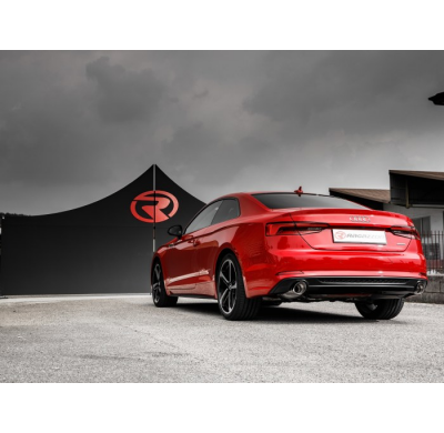 Escape Trasero Doble Acero Inox Salidas Redondas 102 Mm Sport Line  
 Línea Con Diámetro Mejorado 70 Mm
 Audi A5 (Typ F5) 20