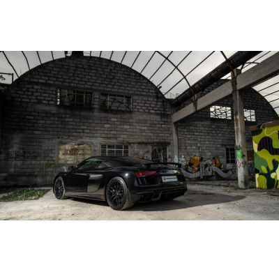 Escape Trasero Acero Inox Grupo N
 Con Valvulas De Depresión.
 Audi R8 (Typ 4s) 2015>> 5.2fsi V10 Quattro Plus (449kw) 2015>