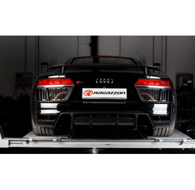 Escape Trasero Acero Inox Grupo N
 Con Valvulas De Depresión.
 Audi R8 (Typ 4s) 2015>> 5.2fsi V10 Quattro Plus (449kw) 2015>