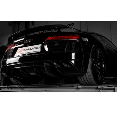 Escape Trasero Acero Inox Grupo N
 Con Valvulas De Depresión.
 Audi R8 (Typ 4s) 2015>> 5.2fsi V10 Quattro Plus (449kw) 2015>