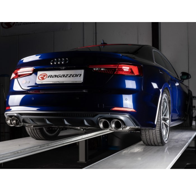 Tramo Intermedio Grupo N Acero Inox 
 Homologación Válida Solo Para Los Silenciosos Traseros. 
 Audi S5 (Typ F5) 2016>> Coupè 3.