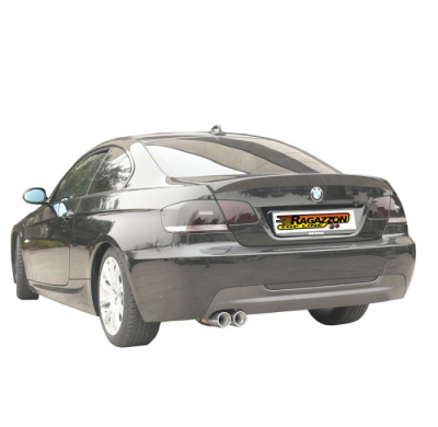 Escape Trasero Acero Inox Salidas Redondas 2x80 Mm Asimetricas - Paragolpes Paquete "M-Sport"
  Bmw Serie3 E90-E91-E92-E93 E