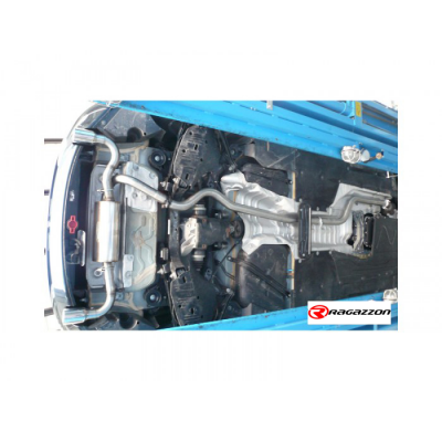 Tramos Traseros Grupo N Dobles Acero Inox Con Salidaa Redonda 90 Mm - Modificación Del Parachoques Original
  Bmw Serie1 F20/F21