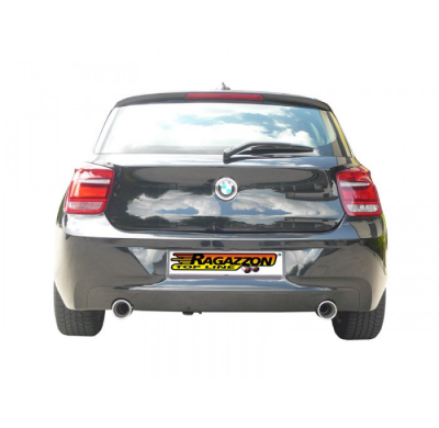 Escape Trasero Doble Acero Inox Salidas Redondas 90 Mm - Modificación Del Parachoques Original
  Bmw Serie1 F20/F21 F20 114d