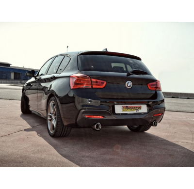 Tramos Traseros Grupo N Acero Inox Con Salida Redonda 90 Mm
  Bmw Serie1 F20/F21 F20 118d - Xd (110kw - B47) 2015>>2018 Ragazzon