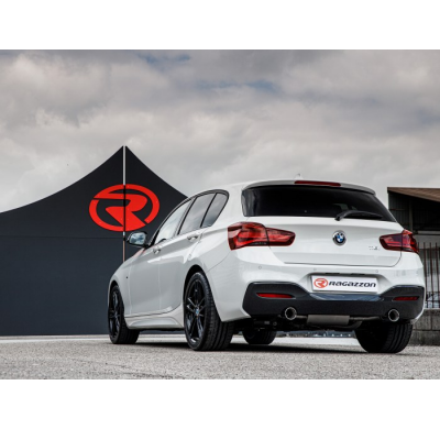 Escape Trasero Acero Inox Con Salida Redonda 90 Mm  
  Bmw Serie1 F20/F21 F21 118i (100kw - B38) 07/2015>> Ragazzon