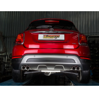 Escape Trasero Doble Acero Inox Salidas Ovaladas 135x90 Mm 
 Paragolpes Paquete "Cross , Cross Plus".  
 Línea Con Diámetro