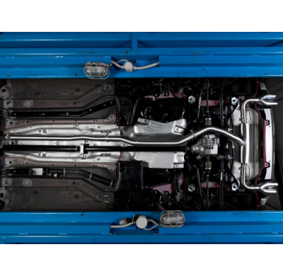 Escape Trasero Doble Acero Inox Salidas Ovaladas 135x90 Mm 
 Paragolpes Paquete "Cross , Cross Plus".  
 Línea Con Diámetro