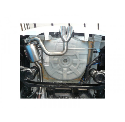 Escape Trasero Con Salida Ovalada Central 115x70 Mm - Modificación Del Parachoques Original
  Fiat 500 (Typ312) 2007>> 1.2 (