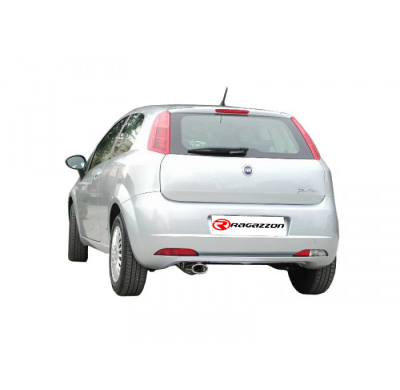 Escape Trasero Acero Inox Con Salida Ovalada 115x70 Mm
  Fiat Grande Punto + Punto Evo (Typ199) 2005>>2012 1.3 Multijet 16v