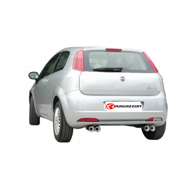 Escape Trasero Acero Inox Con Salida Ovalada 115x70 Mm
  Fiat Grande Punto + Punto Evo (Typ199) 2005>>2012 1.3 Multijet 16v