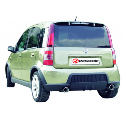 Tramo Intermedio Con Escape Acero Inox
  Fiat Panda Ii (Typ169) 1.4 16v 100hp 10/2006>> Ragazzon