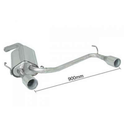 Escape Trasero Doble Acero Inox Salidas Redondas 102 Mm - Modificación Del Parachoques Original
  Alfa Romeo Gt(937) 2003>>2