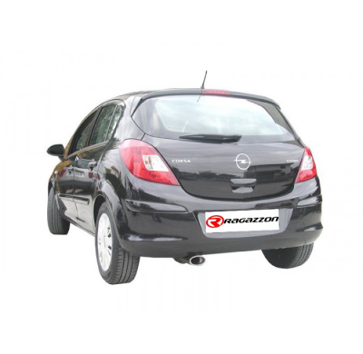 Escape Trasero Acero Inox Con Salida Redonda 90 Mm Sport Line
  Opel Corsa D 1.3cdti (55kw) 09/2006>> Ragazzon