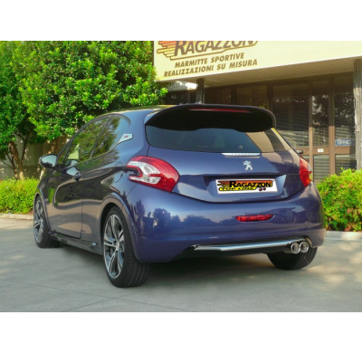 Tramo Intermedio Grupo N Acero Inox - Línea Con Diámetro Mejorado 60 Mm
  Peugeot 208 1.6gti (147kw) 2013>>2015 Ragazzon