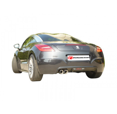Escape Trasero Acero Inox Salidas Redondas 2x90 Mm
  Peugeot Rcz 2.0 Hdi Fap (120kw) 06/2010>>2015 Ragazzon