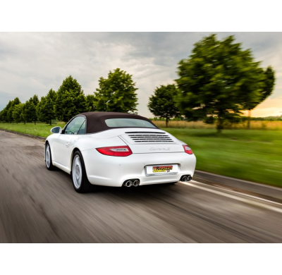 Escape Trasero Doble Acero Inox Sin Terminales
  Porsche 911(997) 2004>>2012 3.8i Carrera 4s (283kw) 2009>>2012 Ragazzon