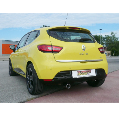 Escape Trasero Acero Inox Con Salida Redonda 80 Mm  
  Renault Clio Mk4 2012>>2019 0.9tce (66kw) 2012>> Ragazzon