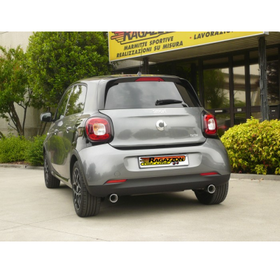 Tramo Sustitución Catalizador Grupo N Acero Inox   
 Es Necesario Reprogramar La Centralita 
 Smart Forfour 2014>> 0.9 (66kw) 20