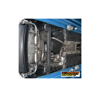 Catalizador Metalico 200cpsi + Tramo Intermedio Con Escape Acero Inox - Línea Con Diámetro Mejorado 60 Mm
 Es Necesario Repr