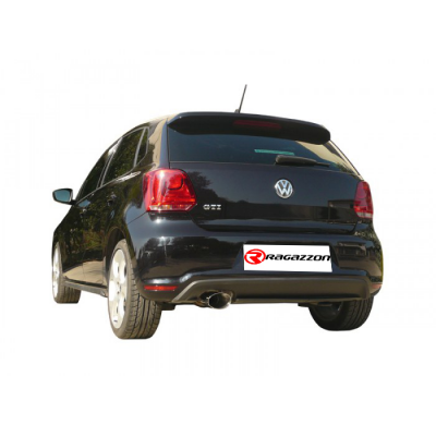 Escape Trasero Acero Inox Con Salida Ovalada 135x90 Mm Sport Line
  Volkswagen Polo 6r 2009>>2014 1.4tsi Gti (132kw) 09/2009