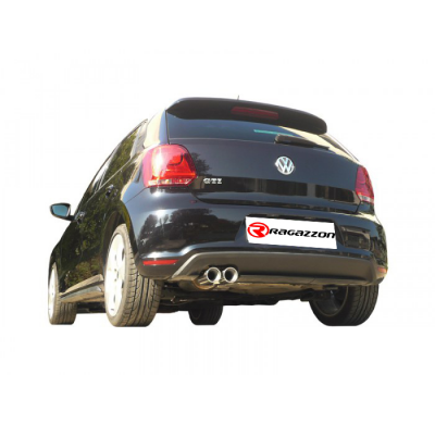 Escape Trasero Acero Inox Con Salida Ovalada 135x90 Mm Sport Line
  Volkswagen Polo 6r 2009>>2014 1.4tsi Gti (132kw) 09/2009