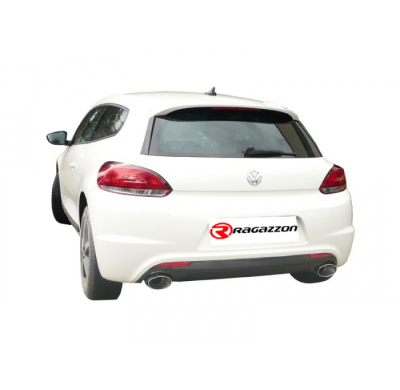 Tramo Intermedio Con Silencioso Acero Inox
  Volkswagen Scirocco(13) 1.4tsi (118kw) 2008>>2014 Ragazzon