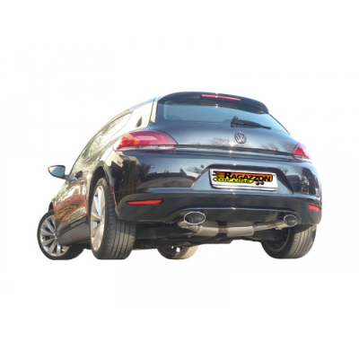 Tramos Traseros Grupo N Acero Inox Salidas Redondas 2x80 Mm Asimetricas
  Volkswagen Scirocco(13) 2.0tdi Dpf (125kw) 2008>>2012