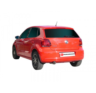 Escape Trasero Acero Inox Con Salida Redonda 90 Mm
  Volkswagen Polo 6r 2009>>2014 1.4 (63kw) Dal 09/2009>> Ragazzon