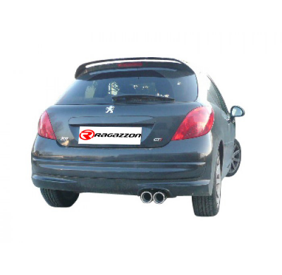 Tramo Intermedio Grupo N Acero Inox
  Peugeot 207 1.6 16v Thp Gti (128kw) 2007>> Ragazzon