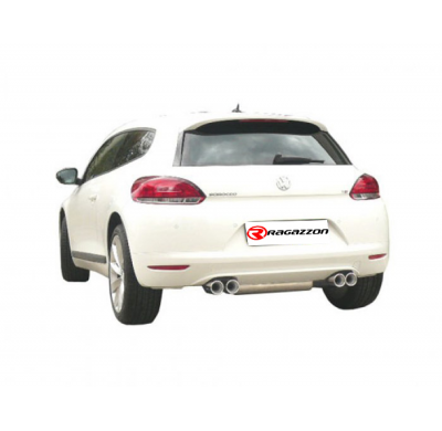 Escape Trasero Acero Inox Salidas Redondas 2x80 Mm Asimetricas
  Volkswagen Scirocco(13) 1.4tsi (90kw) 2008>>2014 Ragazzon