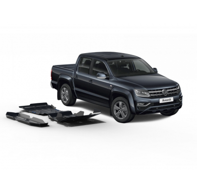 Protector Acero 3 mm Rival kit completo c/depósito (3 uds.) Volkswagen Amarok  2,0TDI; 3,0TDI 2016-2021
