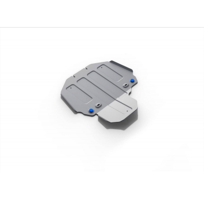 Protector Aluminio 6 mm Rival caja de cambios + caja de transferencia Land Rover Discovery IV L319 Todas motorizaciones 2009-201