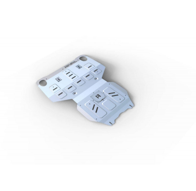 Protector Aluminio 6 mm Rival radiador + motor Toyota Hilux Revo, Executive/Rocco, Invincible 4WD 2,8; 2,4 (EURO6 approved) 2015