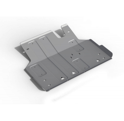 Protector Aluminio 6 mm Rival caja de cambios + caja de transferencia Toyota Land Cruiser HZJ78 / HZJ79 J7 4,2D 2007-