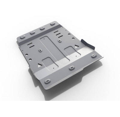 Protector Aluminio 4 mm Rival caja de cambios + caja de transferencia Volkswagen Amarok  2,0TDI; 3,0TDI 2016-2021