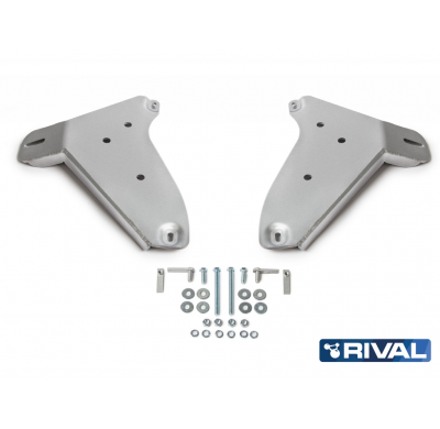 Protector Aluminio 4 mm Rival brazos delanteros Volkswagen Amarok  2,0TDI; 3,0TDI 2010-2016; 2016-2021