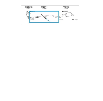 Fiat Grande Punto/Evo 1.4 05-*Tubo Delanter.