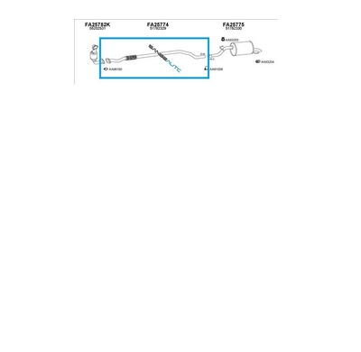 Fiat Grande Punto/Evo 1.3 05-*Tubo Delanter.
