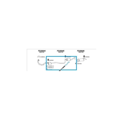 Ford Fiesta 1.3 91-92*silencioso Del