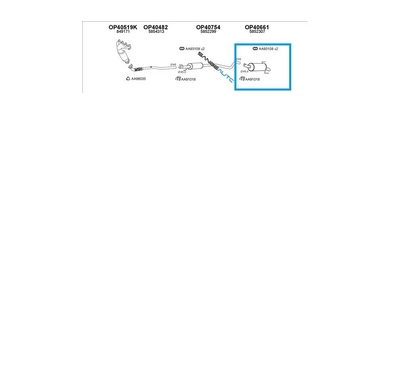 Opel Astra 1.4/1.6 04-*Escape Trasero