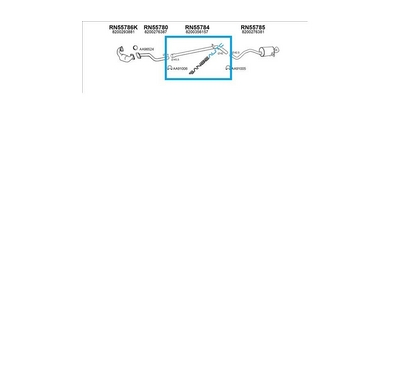 Renault Modus 1.5dci 04-*Tubo Interno