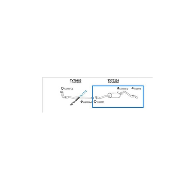 Toyota Hilux Ln85 85*silencioso Tras