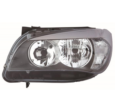 Bmw X1 13-*Faro Izq Con Regulacion Electrica Interior Negro H7/H7