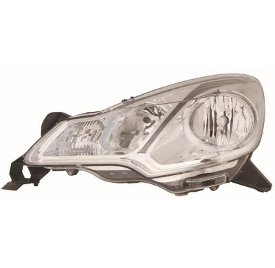 Citroen Ds3 10-*Faro Izq Con Regulacion Electrica Con Motor H7/H1 (Interior Negro)