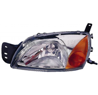 Ford Fiesta 99-*Faro Izq Con Regulac. Electr. Inter/Amarillo